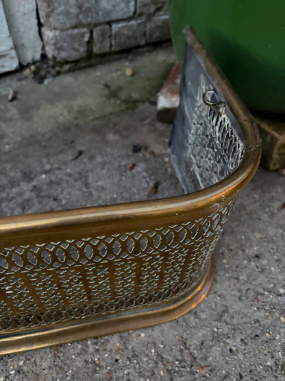 BRASS FIRE GUARD