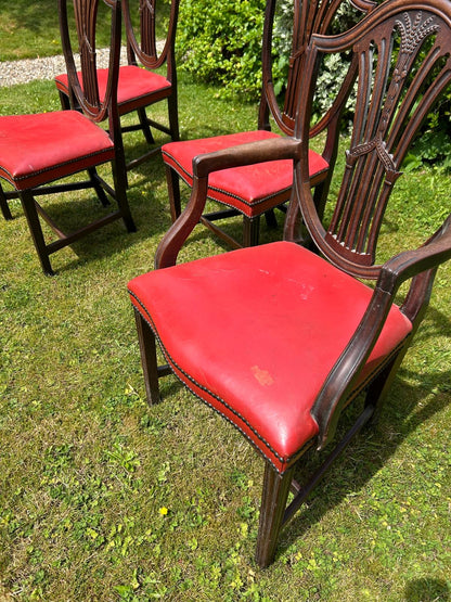 FOUR ANTIQUE CHAIRS