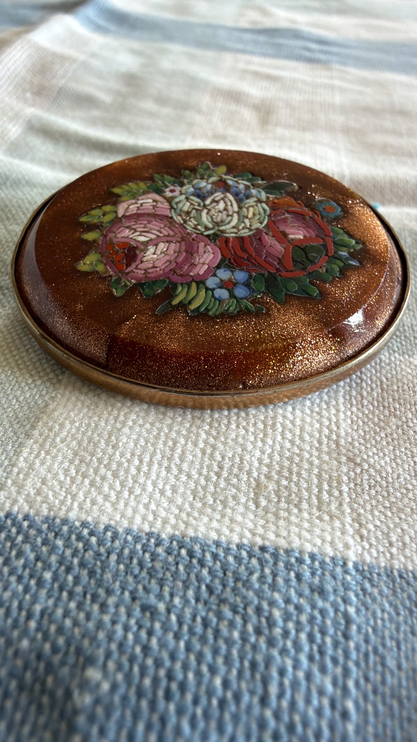 MICRO MOSIAC BROOCH