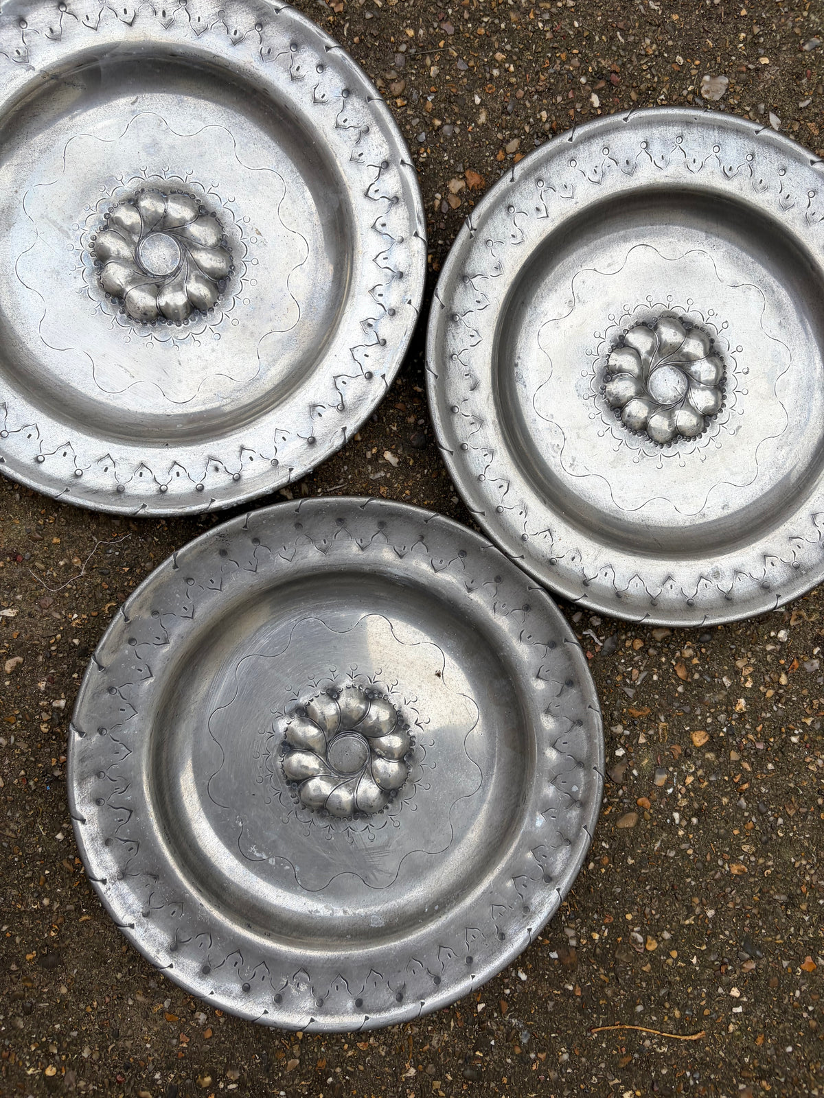 PEWTER PLATES