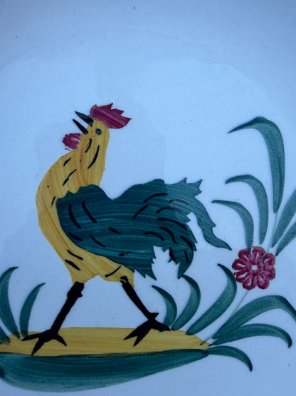 BLOCK PRINTED SHALLOW BOWLS
