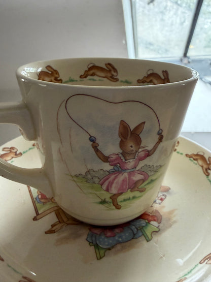 BUNNYKINS CUP AND SAUCER