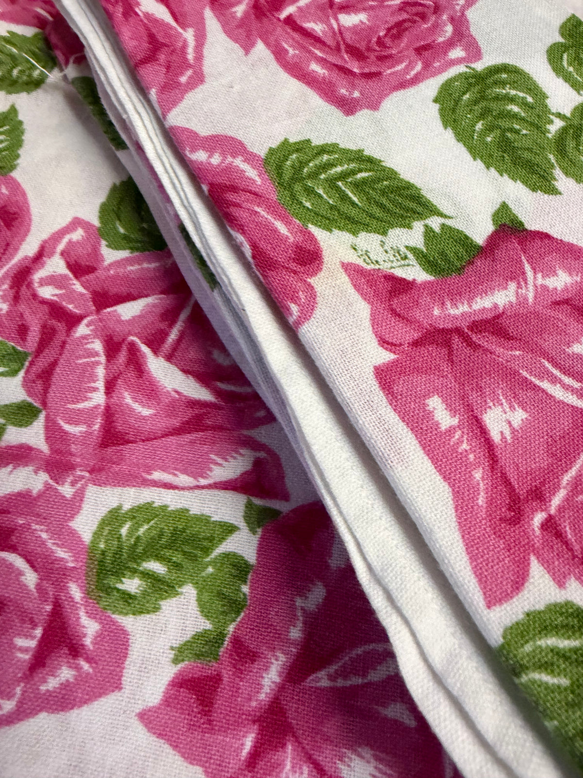 A SET OF ROSE NAPKINS