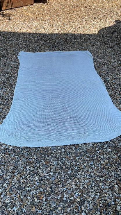KNITTED COTTON BLANKET