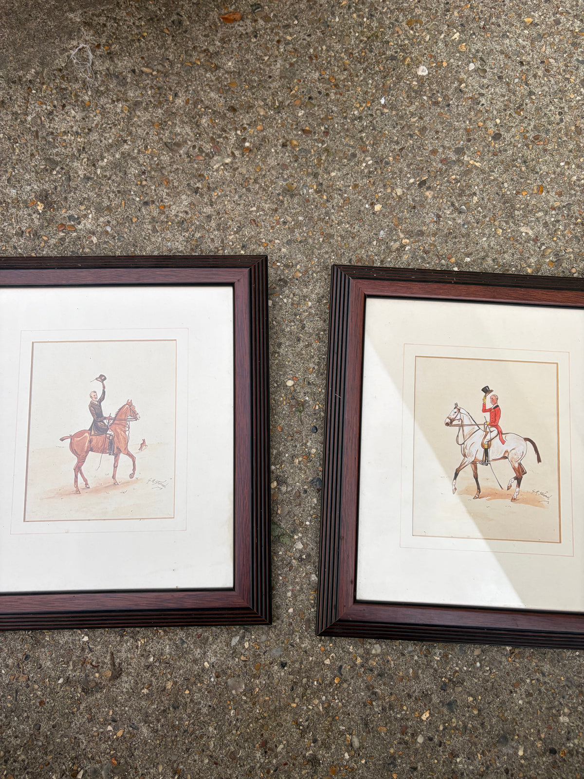 PAIR OF PRINTS
