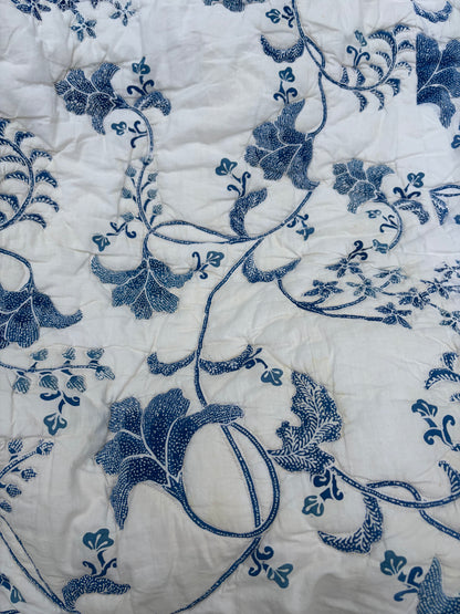 BLUE AND WHITE QUILT