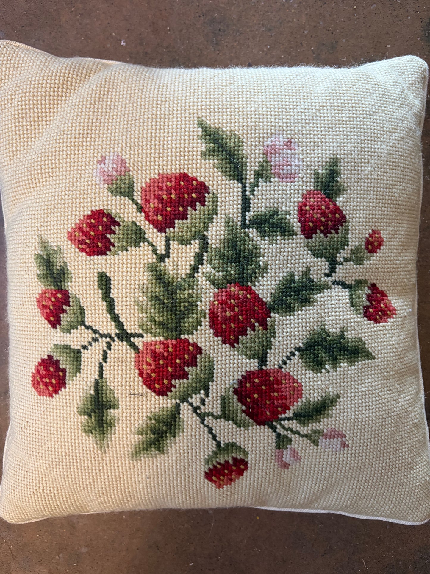 STRAWBERRIES CUSHION