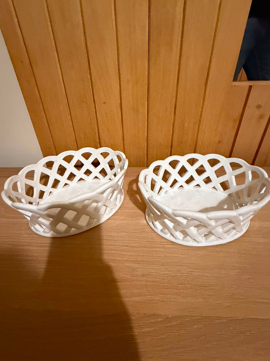 PORCELAIN BASKETS