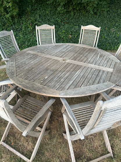 GARDEN TABLE AND CHAIRS