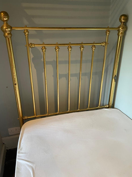 ANTIQUE BRASS BED