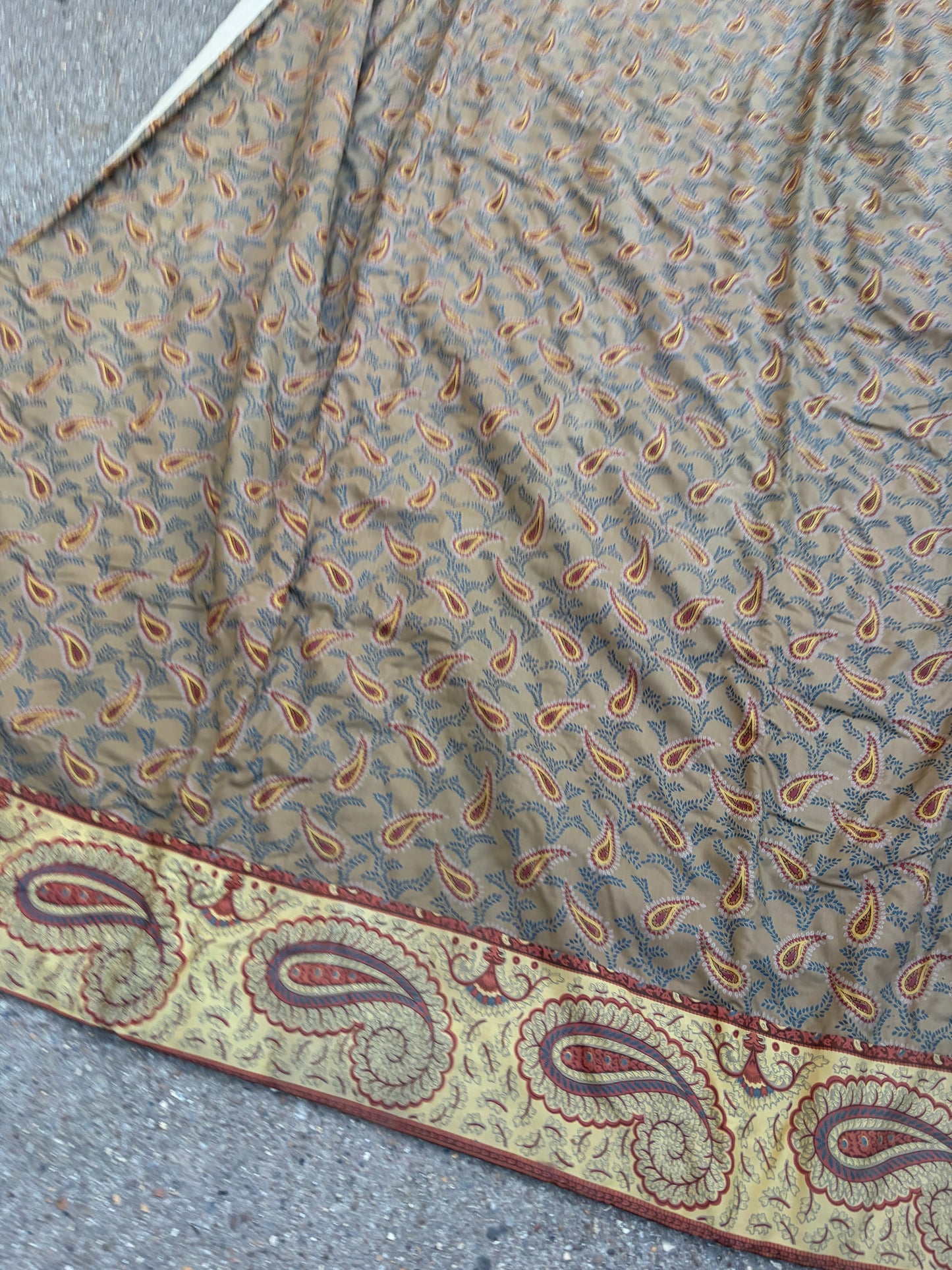 SILK PAISLEY CURTAINS
