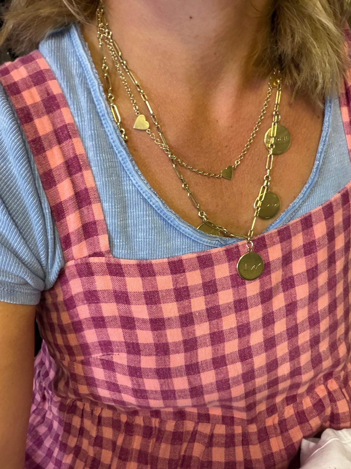 HEARTS AND STAR NECKLACE