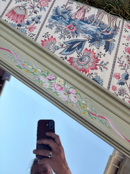 HAND PAINTED MIRROR