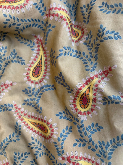 SILK PAISLEY CURTAINS