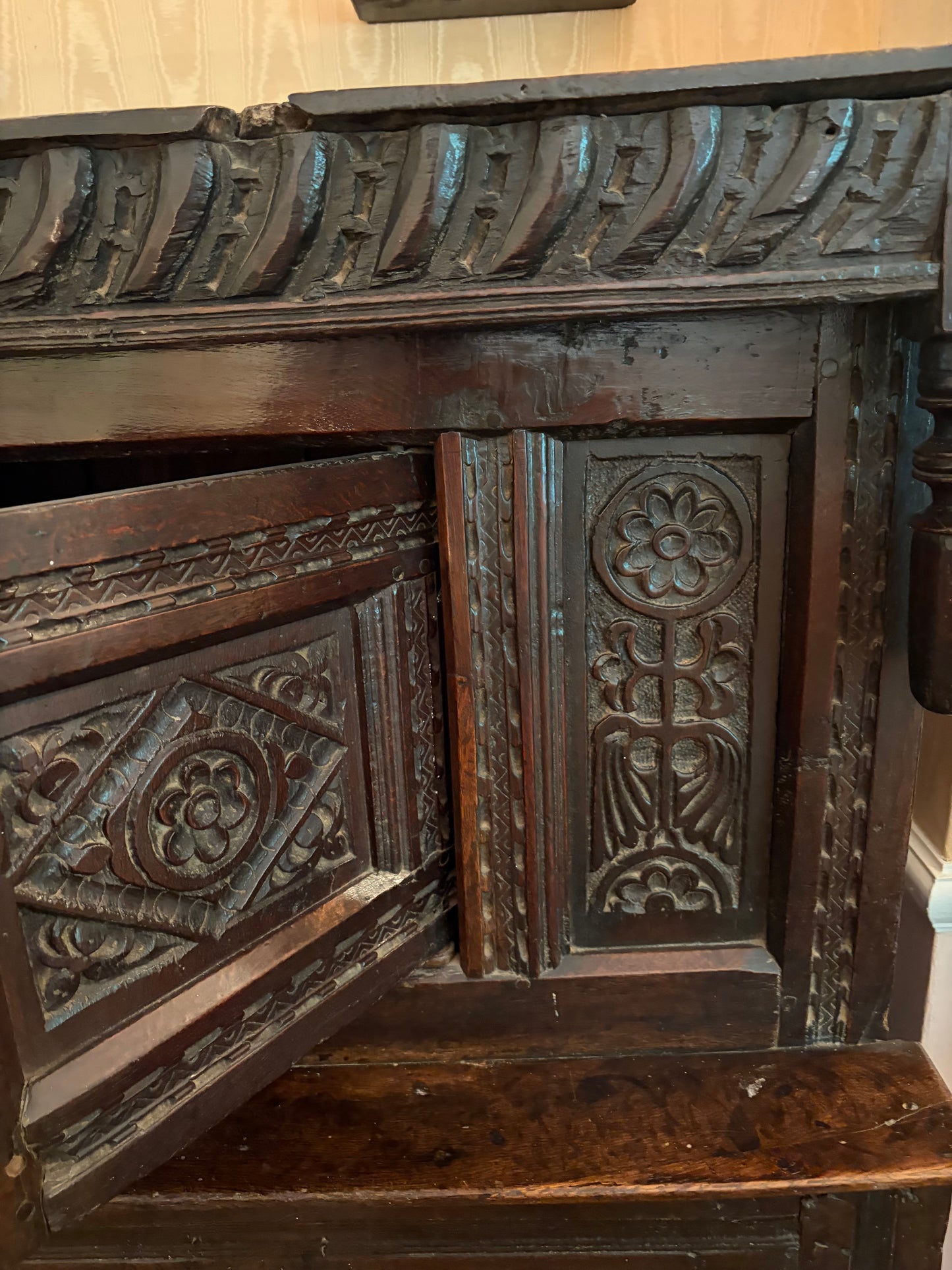 CARVED SIDEBOARD