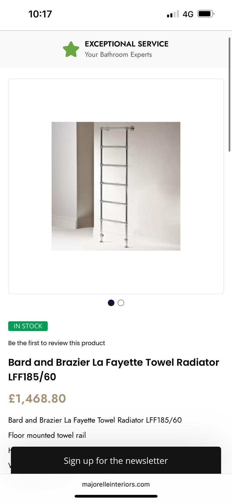 HEATED TOWEL RAIL