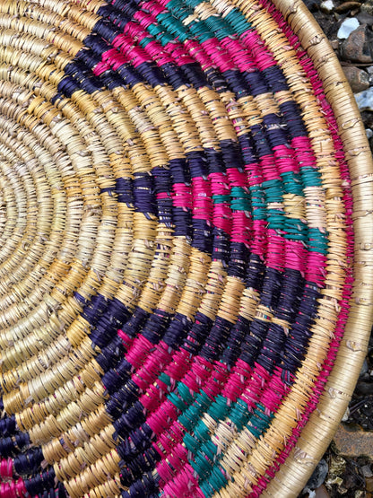 CIRCULAR WOVEN BASKET