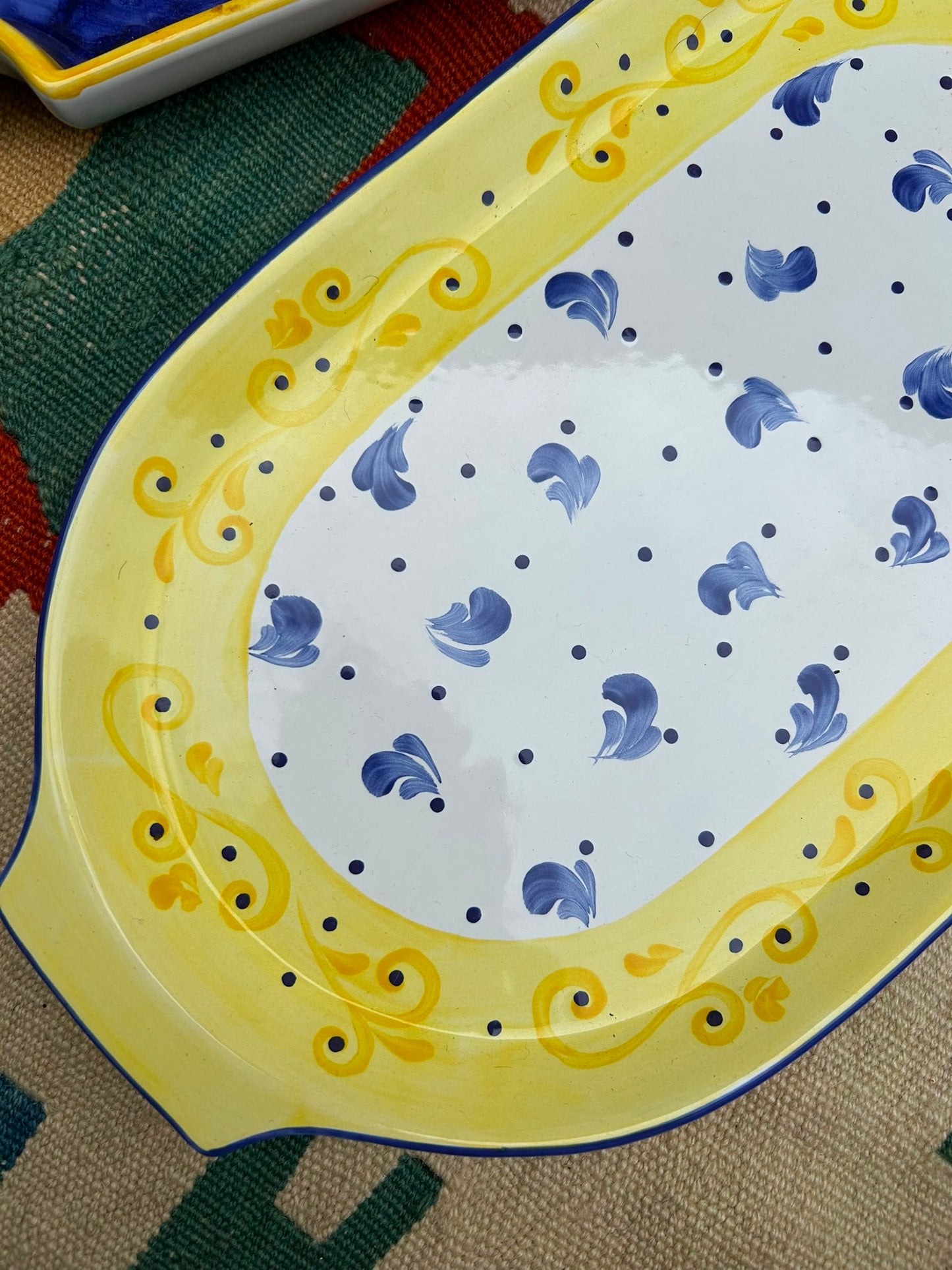 PAINTED CERAMIC TRAYS