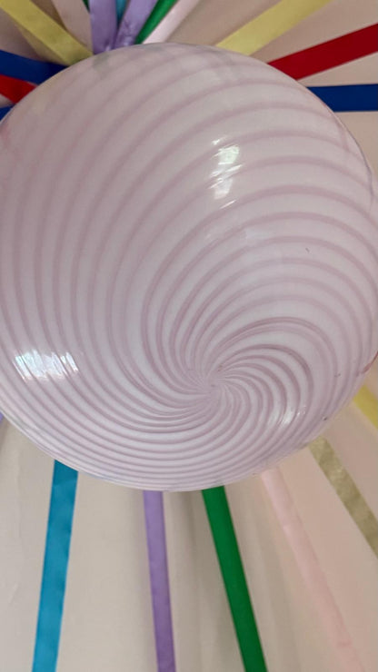 VINTAGE GLASS LIGHT