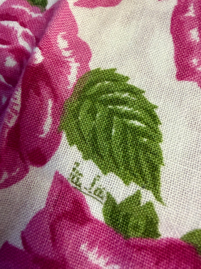 A SET OF ROSE NAPKINS