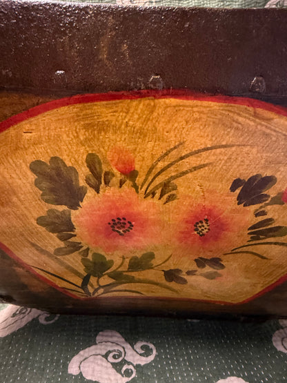 ANTIQUE RICE MEASURING BUCKET