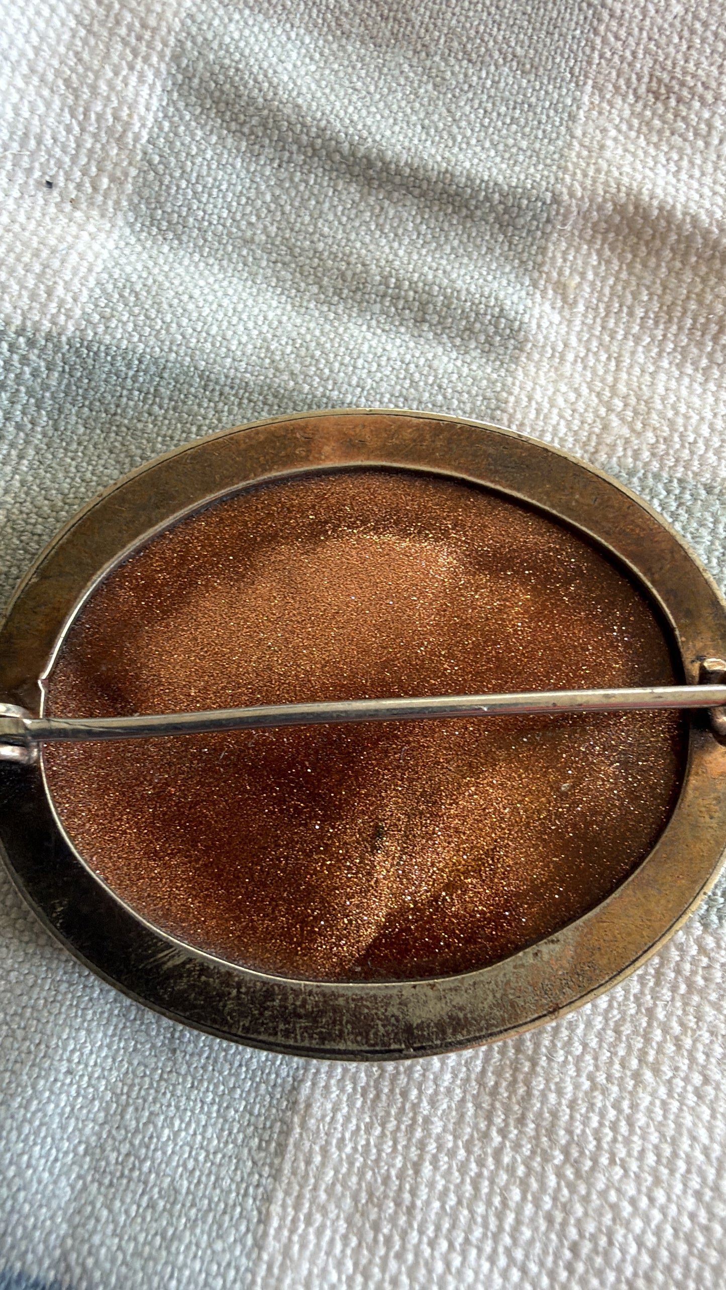 MICRO MOSIAC BROOCH