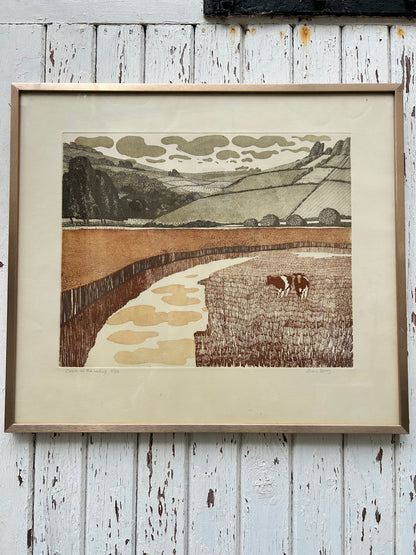 FRAMED WOODCUT