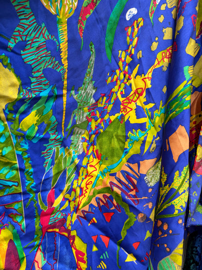 5 SILK SCARVES