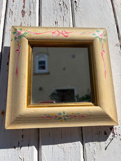 SMALL PAINTED MIRROR