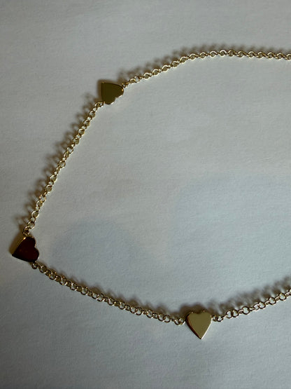 HEARTS AND STAR NECKLACE