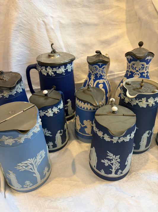 WEDGWOOD AND BROWNFIELD JUGS
