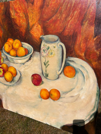 LARGE STILL LIFE PAINTING