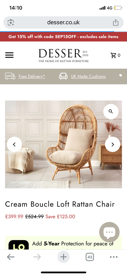 RATTAN CHAIR